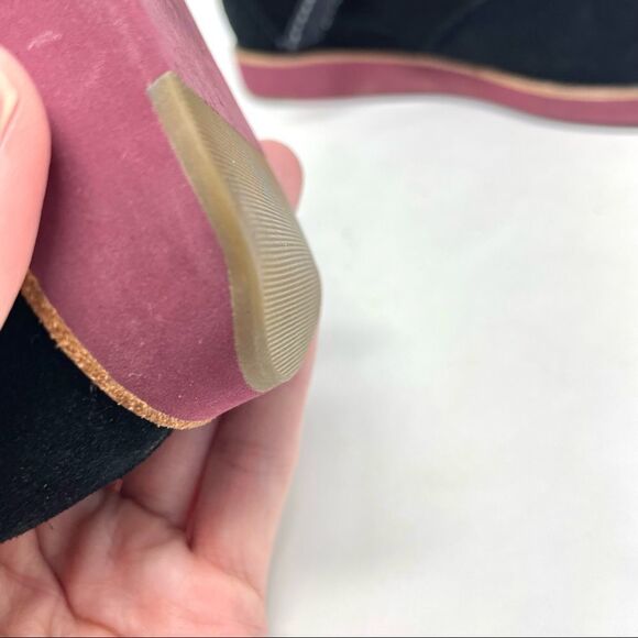 JOHNSTON & Murphy Black Suede Desert Chukka Lace Up Flex System Boots Size 7 - Picture 6 of 9